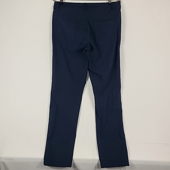 Lululemon Men's ABC Classic 5 Pocket Warpstreme Blue Trouser Pant 32x32 EUC - Picture 7 of 9